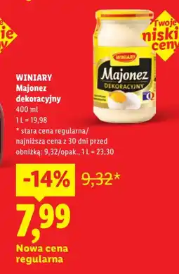 Lidl Winiary Majonez dekoracyjny oferta