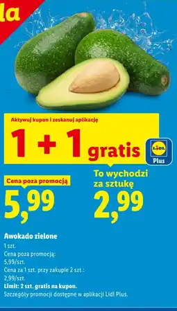 Lidl Awokado zielone Ryneczek Lidla oferta