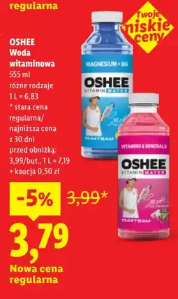 Lidl Oshee Woda witaminowa oferta