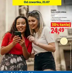 Lidl Esmara Sweter damski z wiskozą oferta