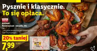 Lidl Rzeźnik Polski kurczak - skrzydła, XXL oferta