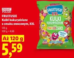 Lidl Fruitusie Kulki kukurydziane o smaku owocowym, XXL oferta