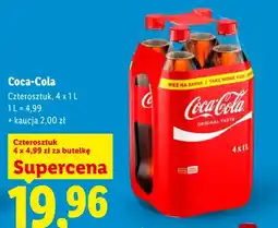 Lidl Coca-Cola Czterosztuk oferta