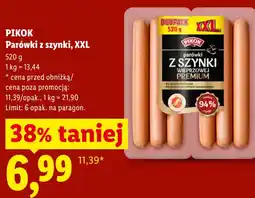 Lidl Pikok Parówki z szynki, XXL oferta