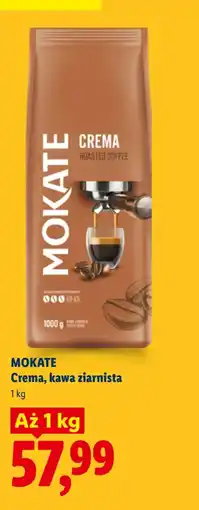 Lidl MOKATE Crema, kawa ziarnista oferta