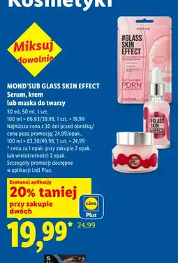 Lidl MOND'SUB Glass Skin Effect Serum, krem lub maska do twarzy oferta
