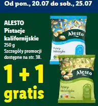 Lidl Pistacje kalifornijskie Alesto oferta