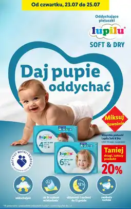 Lidl Pieluszki Lupilu Soft & Dry oferta