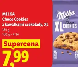 Lidl Milka Choco Cookies z kawałkami czekolady, XL oferta