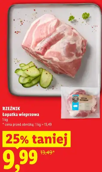 Lidl Rzeźnik Łopatka wieprzowa oferta