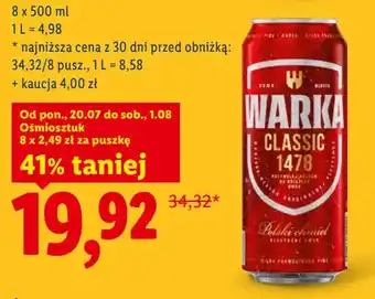 Lidl Warka Classic oferta
