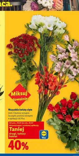 Lidl Wszystkie kwiaty cięte oferta