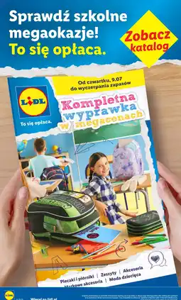 Lidl Kompletna wyprawka szkolna (Plecaki, piórniki, zeszyty, akcesoria, moda dziecięca) oferta