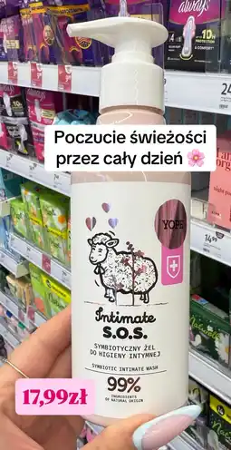 Rossmann YOPE Intimate S.O.S. Symbiotyczny żel do higieny intymnej oferta