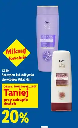 Lidl CIEN Szampon lub odżywka do włosów Vital Hair oferta