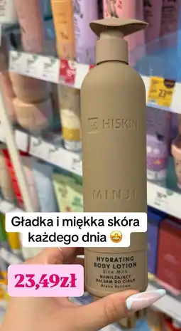 Rossmann Hiskin Minji Nawilżający balsam do ciała Mleko Ryżowe oferta