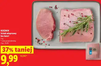 Lidl Rzeźnik Schab wieprzowy bez kości oferta