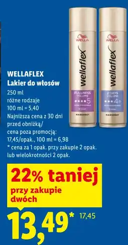 Lidl WELLAFLEX Lakier do włosów oferta