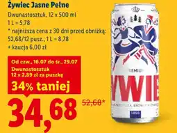 Lidl Żywiec Jasne Pełne oferta