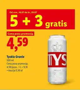 Lidl Tyskie Gronie oferta