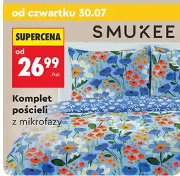 Biedronka Komplet pościeli Smukee oferta