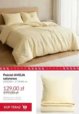 Homla Pościel satynowa Avelia 220x200 cm + 2x70x80 cm oferta