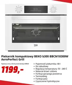 Media Markt Piekarnik kompaktowy BEKO b300 AeroPerfect Grill oferta
