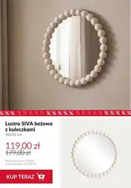 Homla Lustro Siva beżowe z kuleczkami oferta