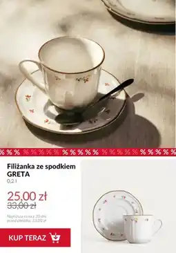 Homla Filiżanka ze spodkiem Greta oferta
