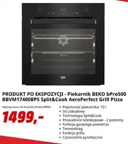 Media Markt Piekarnik BEKO bPro500 Split&Cook AeroPerfect oferta