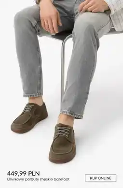 Ryłko Oliwkowe półbuty męskie barefoot oferta