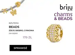 Briju Beads Briju żółte srebro cyrkonia oferta