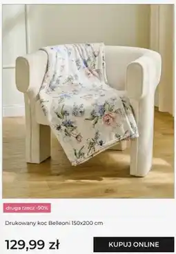 Home&You Koc drukowany Belleoni 150x200 cm home&you oferta