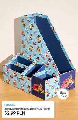 Sinsay Zestaw organizerów 3-pak PAW Patrol oferta