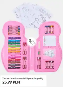 Sinsay Zestaw do kolorowania Peppa Pig 53-pak oferta
