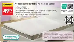 Biedronka Wodoodporna nakładka na materac Bergen oferta