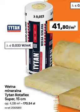 Bricoman Wełna mineralna Tytan Rotaflex Super oferta