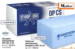 Bricoman Styropian dach/podłoga EPS 100, 5 cm oferta