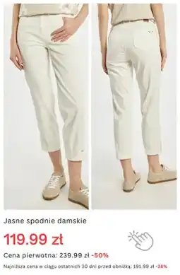 Monnari Spodnie damskie jasne oferta