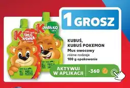 Kaufland Mus owocowy Kubuś Jabłko Banan oferta