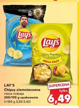Kaufland Chipsy ziemniaczane Lay's Spicy Paprika oferta