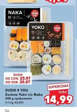 Kaufland Sushi Zestaw Naka Sushi 4 You oferta
