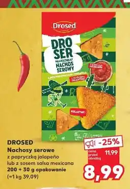 Kaufland Nachosy serowe Drosed Dro Ser z sosem salsa mexicana oferta