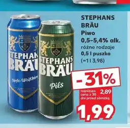 Kaufland Piwo Stephans Bräu Hefe-Weißbier oferta
