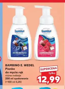 Kaufland Pianka do mycia rąk Bambino o zapachu malinowym oferta