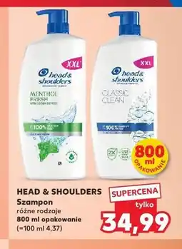 Kaufland Szampon Head & Shoulders Menthol Fresh oferta