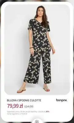 BonPrix Bluzka i spodnie culotte Bonprix oferta