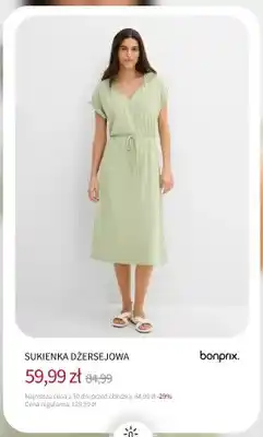 BonPrix Sukienka dżersejowa Bonprix oferta