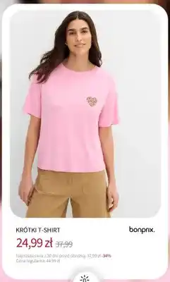 BonPrix Krótki t-shirt Bonprix oferta