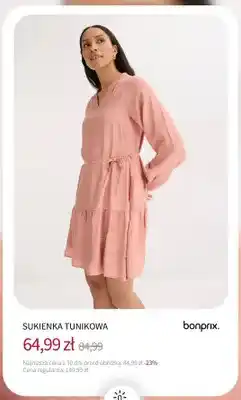 BonPrix Sukienka tunikowa Bonprix oferta